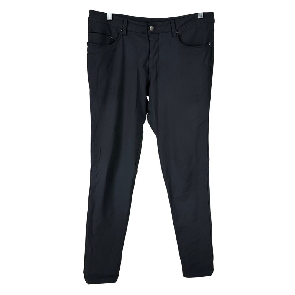 Lululemon ABC Pant Skinny Obsidian Men's Size 34 x 32 Excellent Used Condition